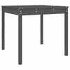 vidaXL Hagebord gr&aring; 82,5x82,5x76 cm heltre furu