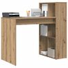 vidaXL Skrivebord Artisan Eik 108 x 55 x 103.5 cm Konstruert tre