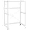 vidaXL Badehylle hvit 59x38x83 cm jern