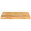 vidaXL Bordplate 50x30x3,8 cm naturlig kant heltre mango