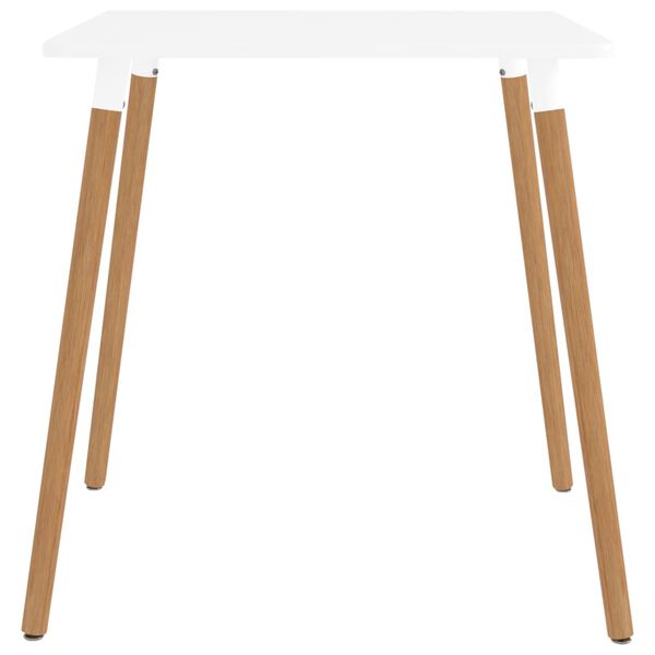 vidaXL Spisestue 3 deler hvit