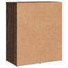vidaXL Skjenk brun eik 60x31x70 cm konstruert tre