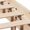 vidaXL Seng med bokhylle uten madrass 140x200 cm heltre furu