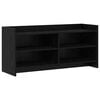 vidaXL TV-skap 100 x 33 x 47 cm Svart eik Konstruert tre