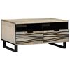 vidaXL Kaffebord Hvit 80 x 54 x 40 cm Konstruert tre