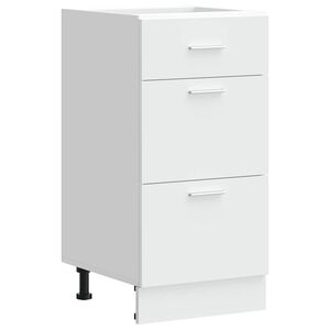 vidaXL Underskap "Lyon" hvit 40x46x81,5 cm konstruert tre