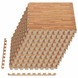 vidaXL Gulvmatter 40 stk. tre 14,4 m&sup2; EVA Skum