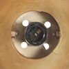 vidaXL Industriell vegglampe messing 45x25 cm E27