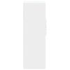 vidaXL Hylle hvit 30x42,5x124 cm konstruert tre
