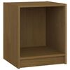 vidaXL Nattbord honningbrun 35,5x33,5x41,5 cm heltre furu