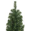 vidaXL Slankt kunstig juletre med stativ grønn 240 cm PVC