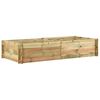 vidaXL Plantekasse impregnert furu 197x100x40 cm