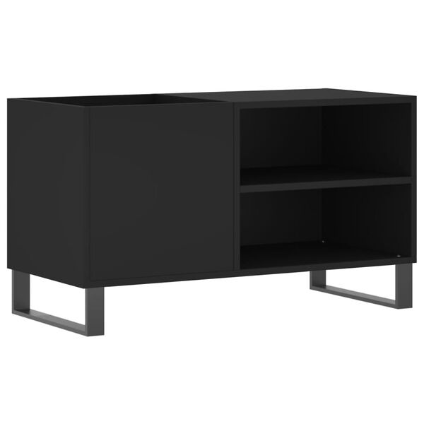 vidaXL Hifi-benk svart 85x38x48 cm konstruert tre