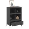vidaXL Highboard svart 68x39x101,5 cm stål