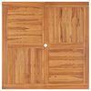 vidaXL Utendørs spisebord 110x110x75 cm heltre teak