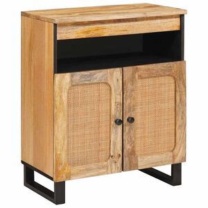 vidaXL Serviesskap Brun 60 x 33 x 75 cm Massiv mango tre