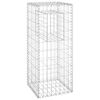 vidaXL Gabionstolpe 40x40x100 cm jern