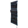 vidaXL Oppbevaringspose med lagring Svart og Bl&aring; 161 x 58,5 cm oxford