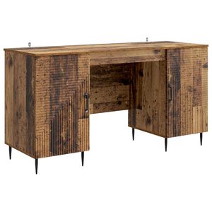 vidaXL Skrivebord Gammelt tre 142,5 x 50 x 75 cm Konstruert tre