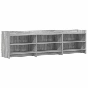 vidaXL TV-skap 168 x 33 x 47 cm Gr&aring; Sonoma Konstruert tre
