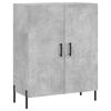 vidaXL Highboard betonggr&aring; 69,5x34x180 cm konstruert tre