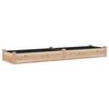 vidaXL H&oslash;ybed med foring 240x60x25 cm heltre gran