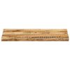 vidaXL Bordplate naturlig kant 100x40x3,8 cm grovt heltre mangotre
