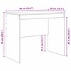 vidaXL Skrivebord Sonoma eik 90 x 50 x 76 cm