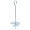 vidaXL Jordanker 2 stk. &Oslash;10 x 30 cm Galvanisert metall S&oslash;lv