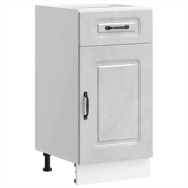 vidaXL Kj&oslash;kken underskap Kalmar betonggr&aring; konstruert tre