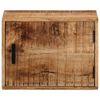 vidaXL Vegghengt nattbord 40x30x25 cm heltre mango