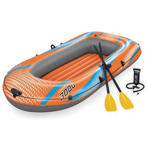 Bestway Oppbl&aring;sbar b&aring;t Oransje 246 x 122 cm PVC