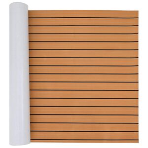 vidaXL B&aring;tmatt Brun og svart 240 x 90 cm EVA