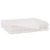 vidaXL Vektet Teppe Hvit 200 x 225 cm 9 kg 100% Bomull 205T