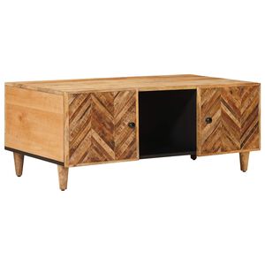 vidaXL Kaffebord Brun 100 x 54 x 40 cm Massiv mango tre