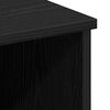 vidaXL Nattbord 2 pcs Svart Eik 50 x 32 x 60cm Konstruert tre