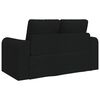 vidaXL Sammenleggbar Sofa seng Svart 148 x 71 x 83 cm stoff