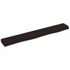 vidaXL Vegghylle m&oslash;rkebrun 80x10x4 cm behandlet heltre eik