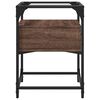vidaXL Nattbord 2 stk brun eik 40x40x55 cm konstruert tre