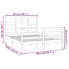 vidaXL Sengeramme heltre 135x190 cm Double