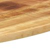 vidaXL Bordplate 110x50x2,5 cm oval heltre mango