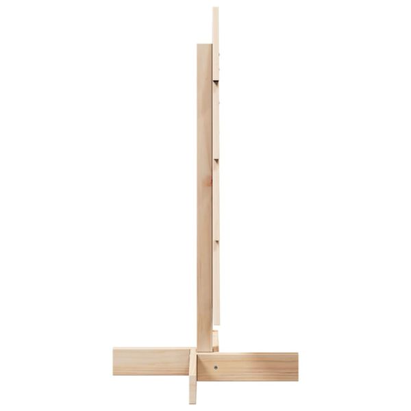 vidaXL Juletre av tre til pynt 80 cm heltre furu