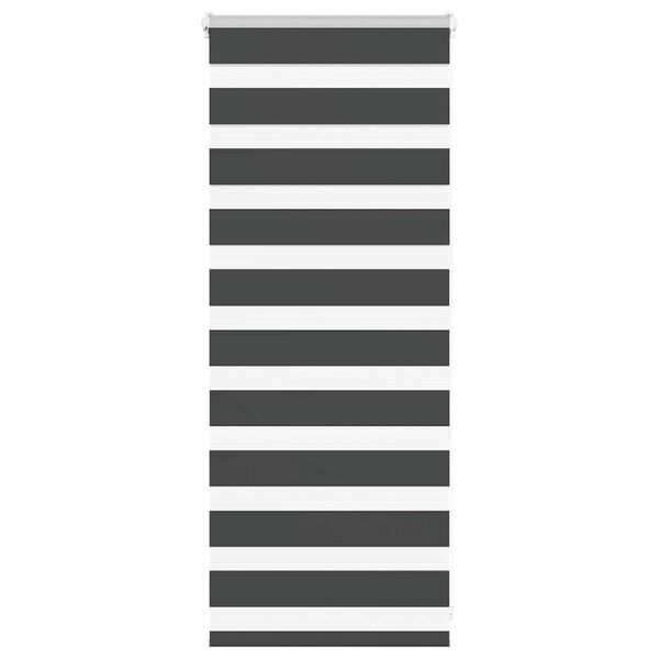 vidaXL Sebragardin svart 65x100 cm stoff bredde 60,9 cm polyester