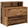 vidaXL Nattbord med skuff 2 stk gammelt tre 51x31x47 cm