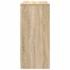 vidaXL Skjenk sonoma eik 85x34x76 cm konstruert tre