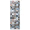 vidaXL Teppe Runner ORIZ 1150 gsm Bl&aring; 100% polyester kjemisk fiber