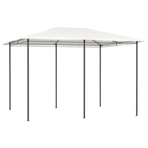 vidaXL Paviljong 3x4x2,6 m kremhvit 160 g/m&sup2;