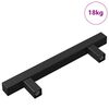 vidaXL Kabinett h&aring;ndtak 420 stk. Svart 150 x 12,3 x 35,2 mm