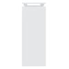 vidaXL Konsollbord hvit 102x30x80 cm konstruert tre