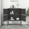 vidaXL Highboard antrasitt 80x35x100 cm st&aring;l